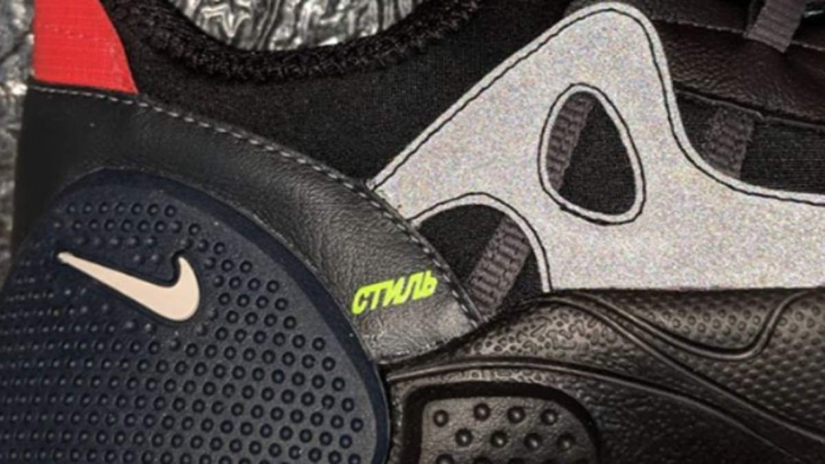 Heron Preston x Nike Huarache EDGE 'Black' (Detail)