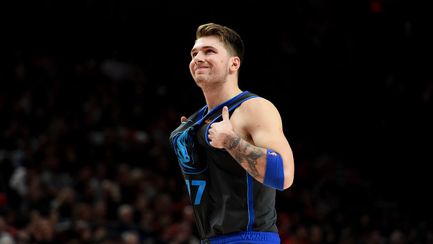 Luka Doncic Mavs Blezers 2018