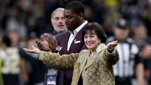 saints gayle benson call