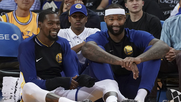 DeMarcus Cousins Kevin Durant Preseason 2018