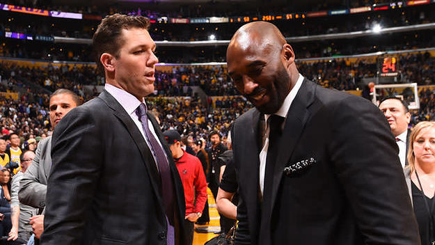 Luke Walton and Kobe Bryant