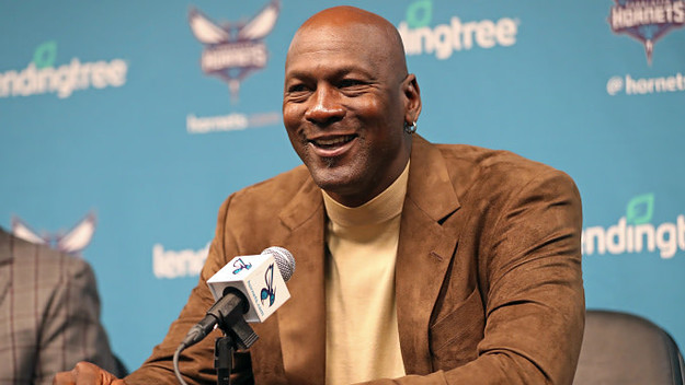 Owner of the Charlotte Hornets, Michael Jordan