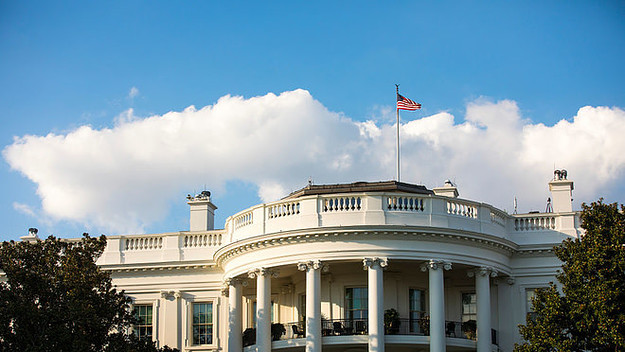 The south facade of the White House