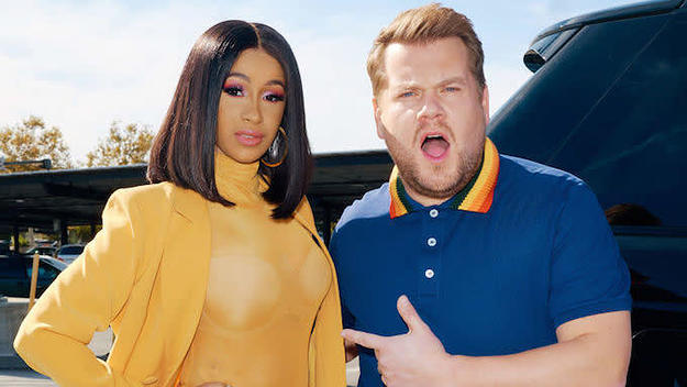 Cardi B, James Corden Christmas Karaoke