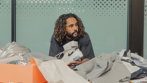 Jerry Lorenzo at Nike's HQ with Nike Air Fear of God collaboration