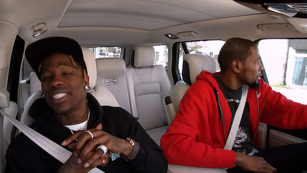 Here's Travis Scott and Kevin Durant's 'Carpool Karaoke' ...