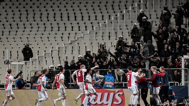 soccer ajax aek champions league