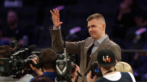 Kristaps Porzingis Knicks Mavs 2018