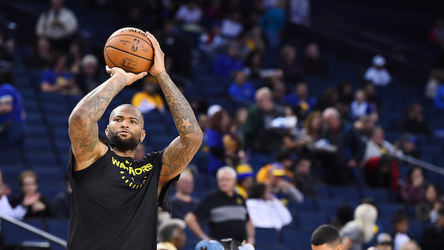DeMarcus Cousins #0 of the Golden State Warriors.