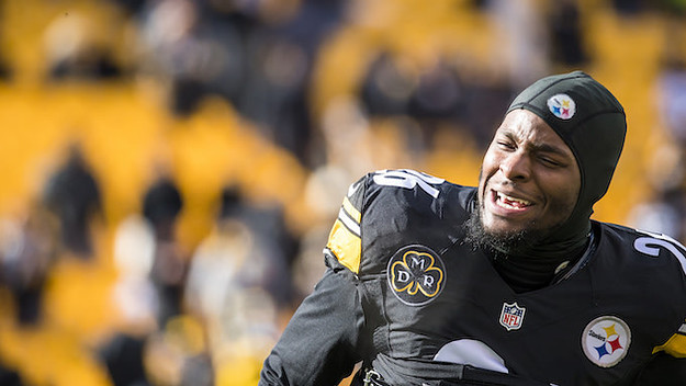 Le'Veon Bell #26 of the Pittsburgh Steelers.
