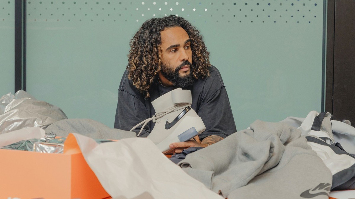 Jerry Lorenzo at Nike's HQ with Nike Air Fear of God collaboration