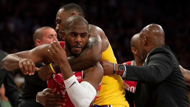 Chris Paul Fight Rockets