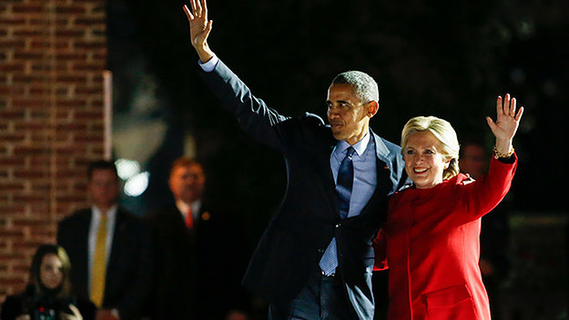 Obama and Hillary