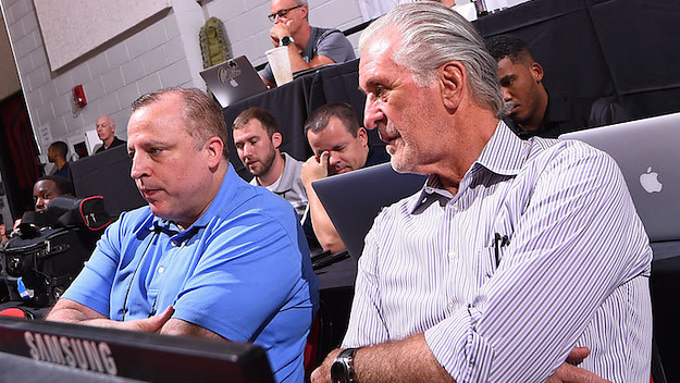 Tom Thibodeau, Pat Riley