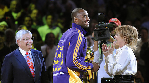 David Stern, Kobe Bryant, Jeanie Buss