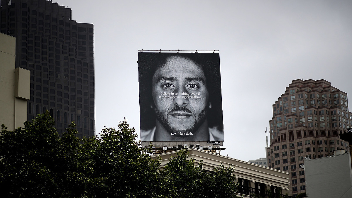 Nike Colin Kaepernick Billboard
