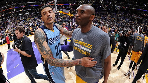 Matt Barnes, Kobe Bryant
