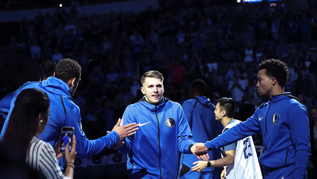 Luka Doncic Intro Mavs Knicks 2018
