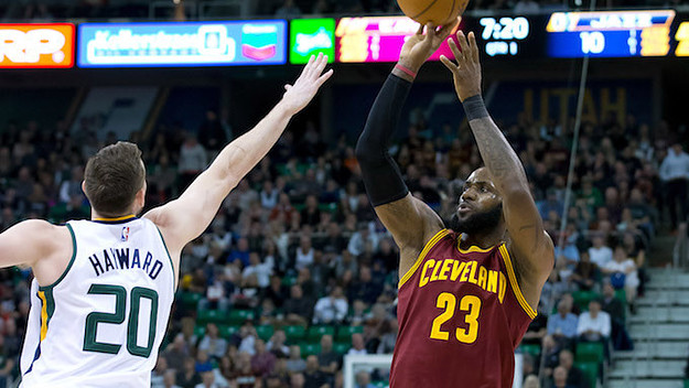 Gordon Hayward, LeBron James