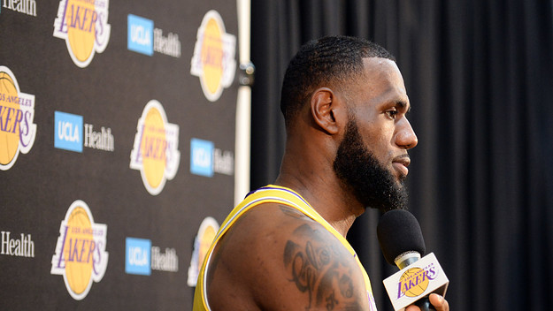 LeBron James Lakers Media Day 2018
