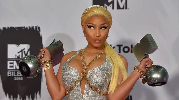 Trinidadian US rapper Nicki Minaj.