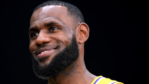 LeBron James of the Los Angeles Lakers.