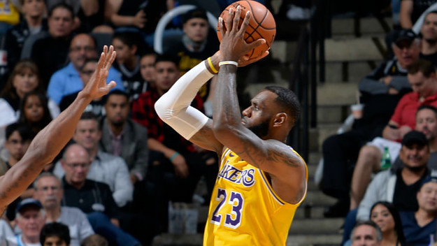 Lebron James Against Spurs Oct. 27