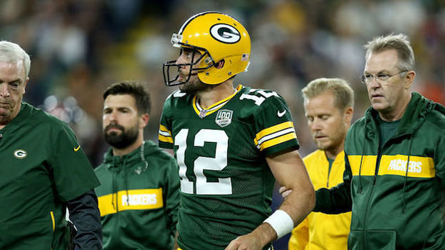 This is a picture of Aaron Rodgers.