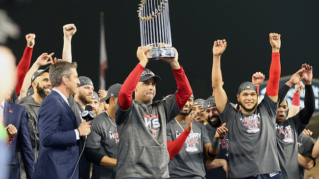 Alex Cora, Boston Red Sox World Series Champions
