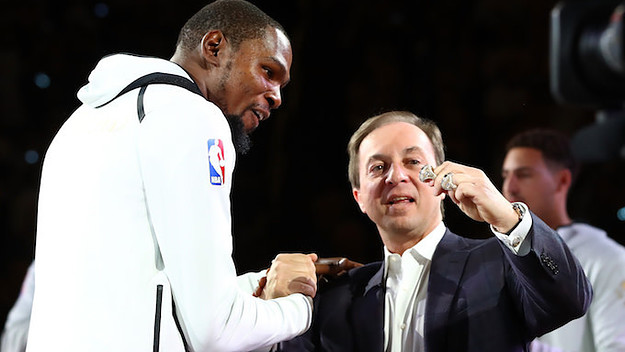 Kevin Durant, Warriors Owner Joe Lacob