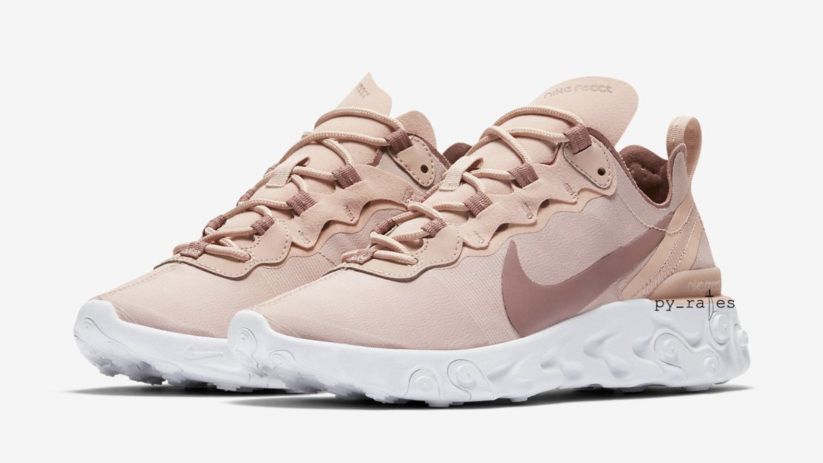 WMNS Nike React Element 55 'Particle Beige' (Pair)