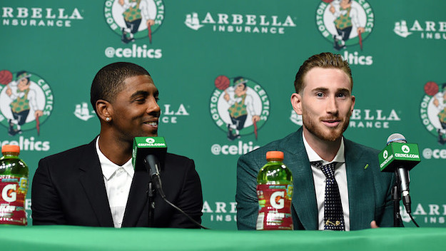 Kyrie Irving and Gordon Hayward.