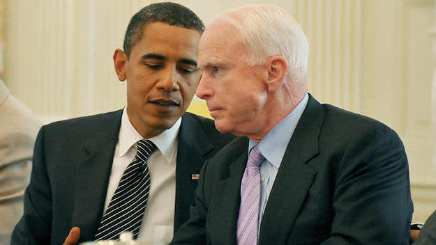 Obama, John McCain eulogy