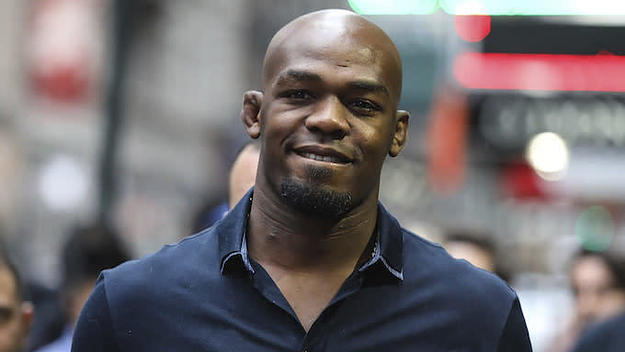 American UFC heavyweight champion Jon 'Bones' Jones.