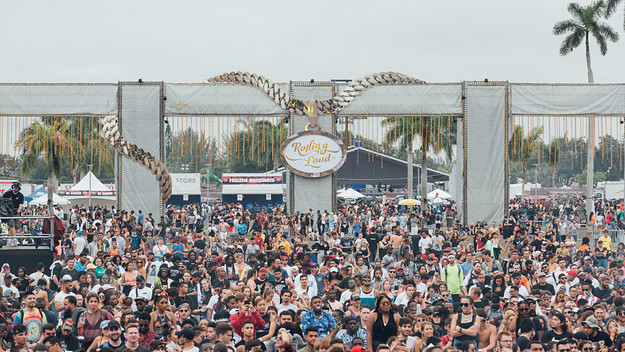 This is a photo of the crowd at Rolling Loud.