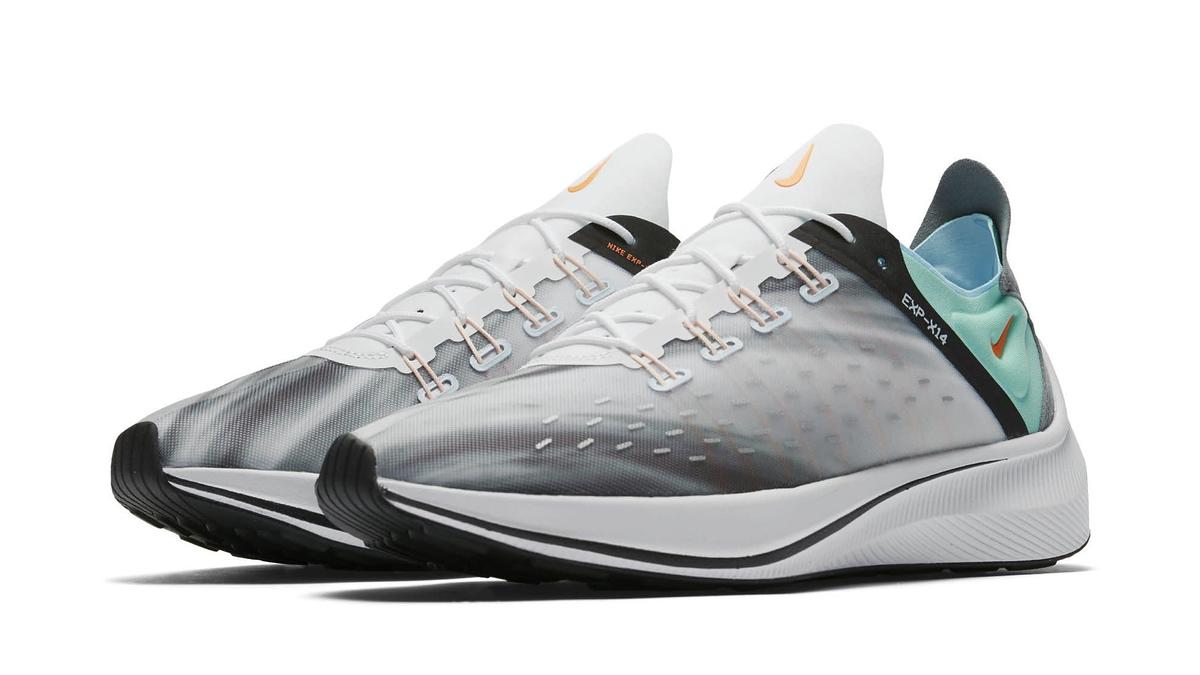 Nike EXP X14 QS 'White/Emerald Rise/Cone/Blue Chill' BQ6972 100 (Pair)