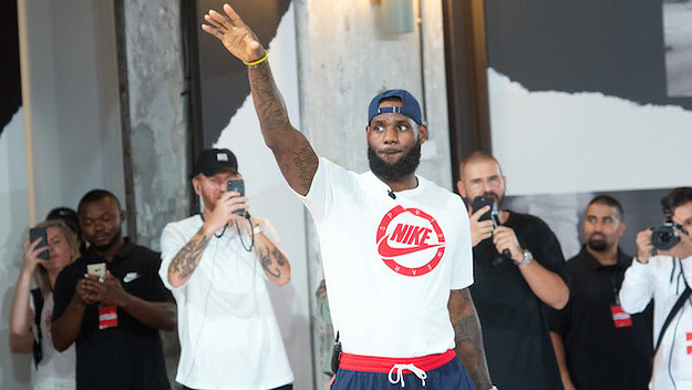 LeBron James, NBA professional of the Los Angeles Lakers.