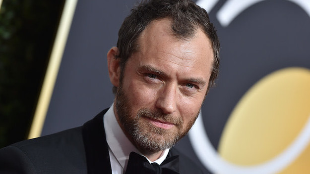 Jude Law at the Golden Globes