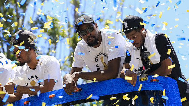 Kevin Durant #35 of the Golden State Warriors.