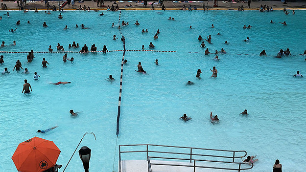 Astoria Pool in the borough of Queens