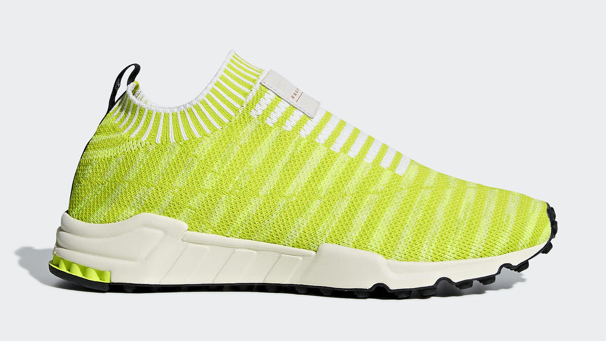 Adidas EQT Support Sock PK 'Solar Yellow' B37545 (Lateral)