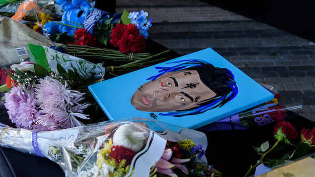 XXXTentacion funeral and fan memorial.