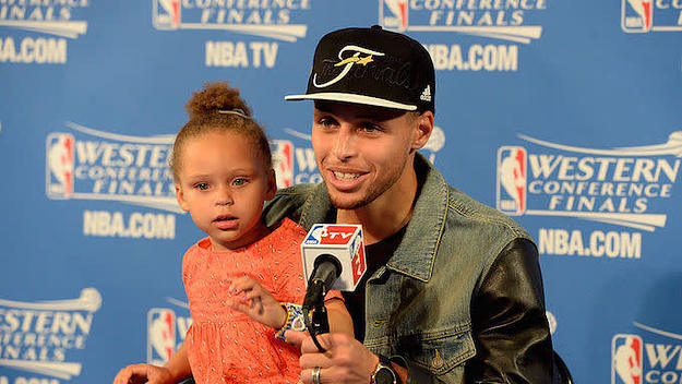 Steph Curry and daughter