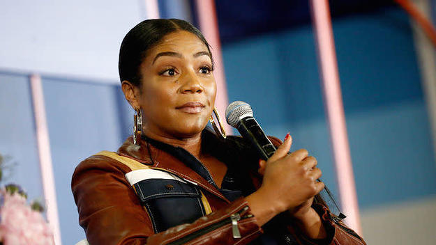 Tiffany Haddish reacts