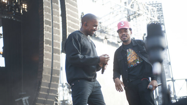 kanye and chance