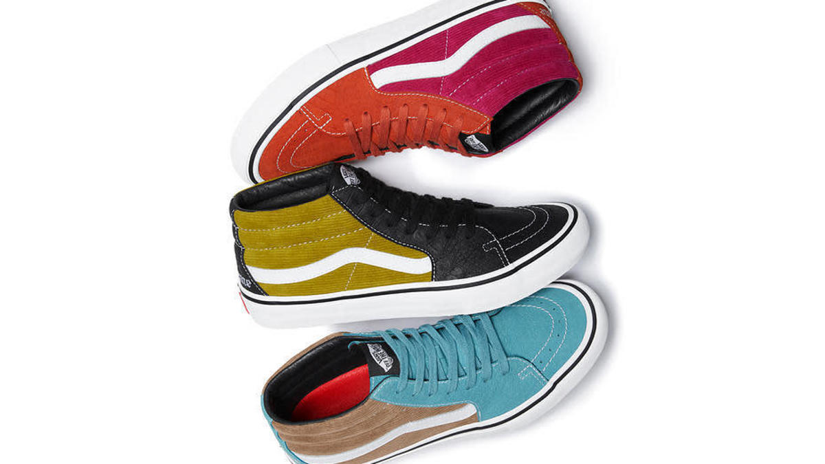 supreme vans corduroy pack ss 2018