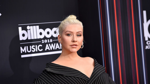 Christina Aquilera at the BMAs