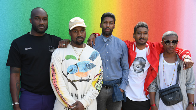 Virgil Abloh, Kanye West, Fonzworth Bentley, Don C, Ibn Jasper