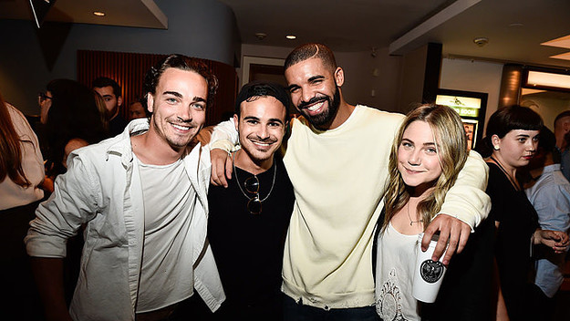 Drake and'Degrassi' co stars at the screening of 'We Are Disorderly'