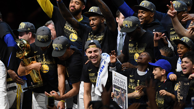 Golden State Warriors Quicken Loans Arena Game 4 NBA Finals 2018